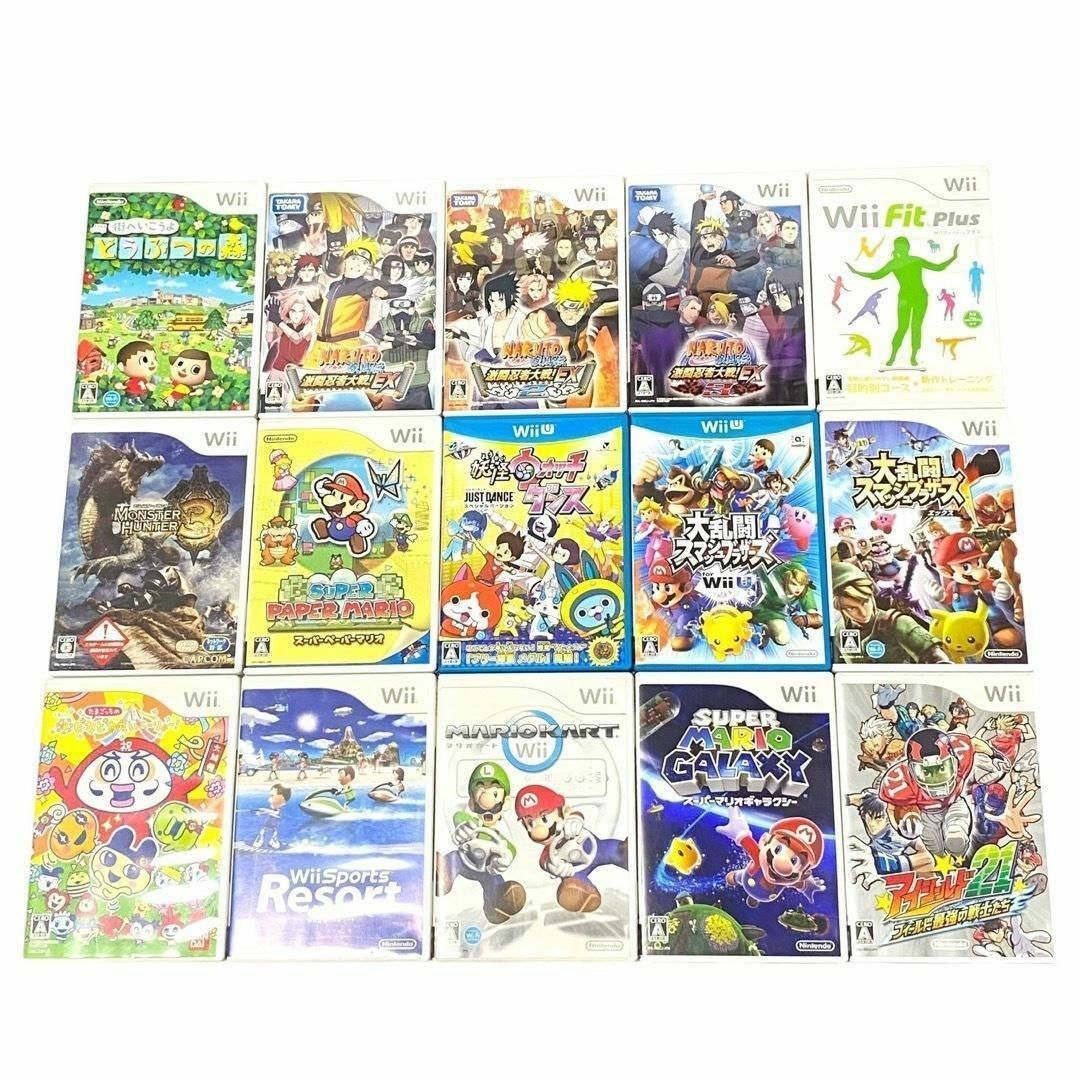 Wii - No.SG1【バラ売り不可、訳あり含む】WiiソフトとWiiUソフト15点