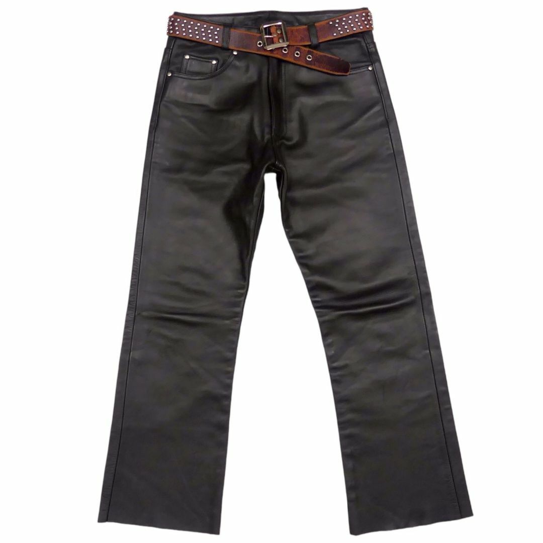 Indian MOTORCYCLE - インディアンモーターサイクル パンツ レザー 本