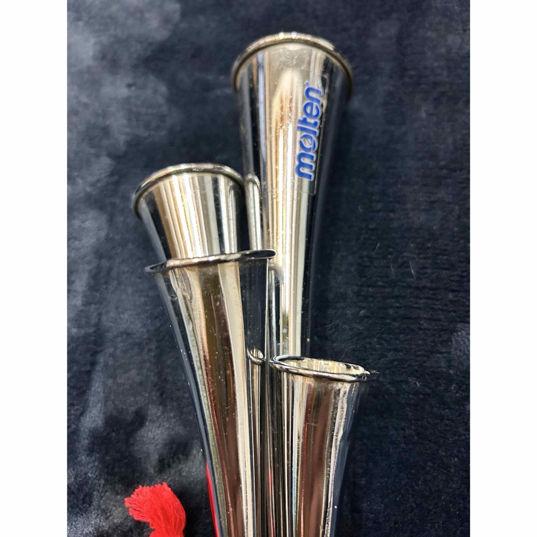 希少品] ミズノ 応援グッズ チアホーン 2連 新品未使用※値下げ不可