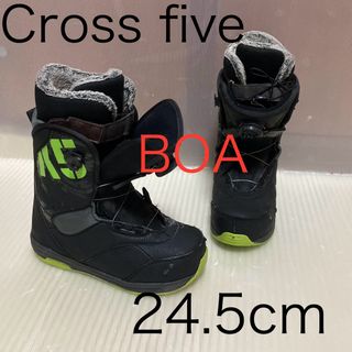 gross five クロスファイブ スノーボードブーツ 24.5cm BOAの通販 by