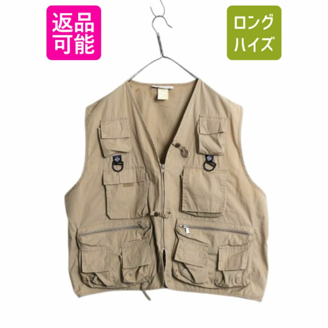 90s コロンビア フィッシング ベスト メンズ XL / オールド Columbia