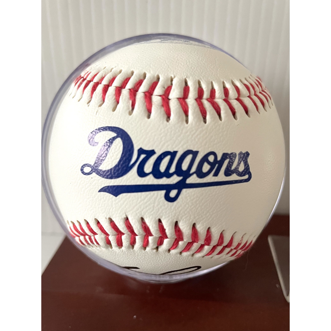 中日ドラゴンズ - 高橋宏人 直筆サインボール&BBMカード青箔サイン入り