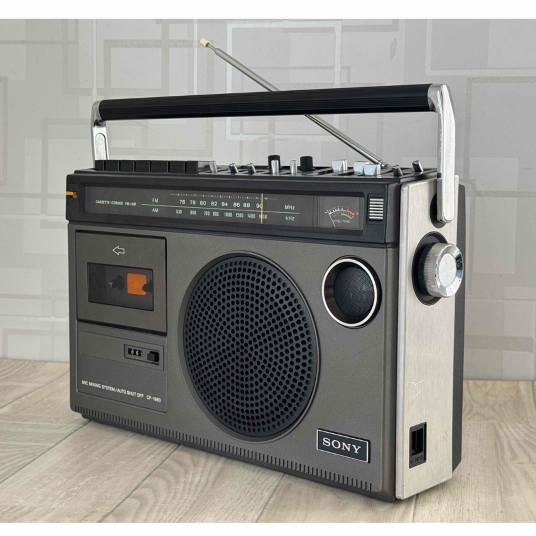 SONY - [動作品]SONY ラジカセCF-1980 ラジオ レトロ 昭和名機の通販