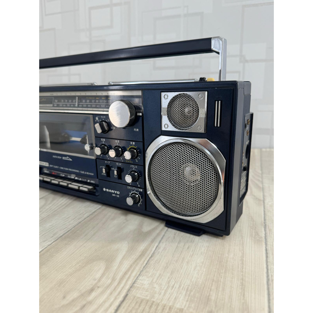 SANYO - 【希少・元箱付】SANYO ラジカセ MR-V8｜昭和レトロ ラジオの