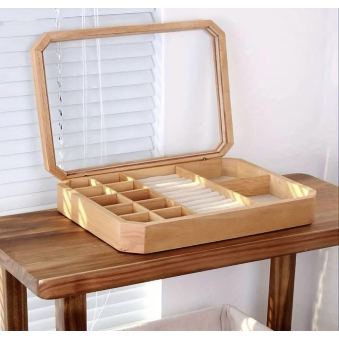 ジュエリーボックス 木製 アクセサリーケース ウッド コレクション