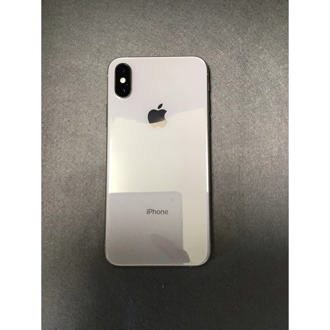 iPhone - 美品 国内版 SIMフリー iPhoneXs 64GB シルバー色の通販 by