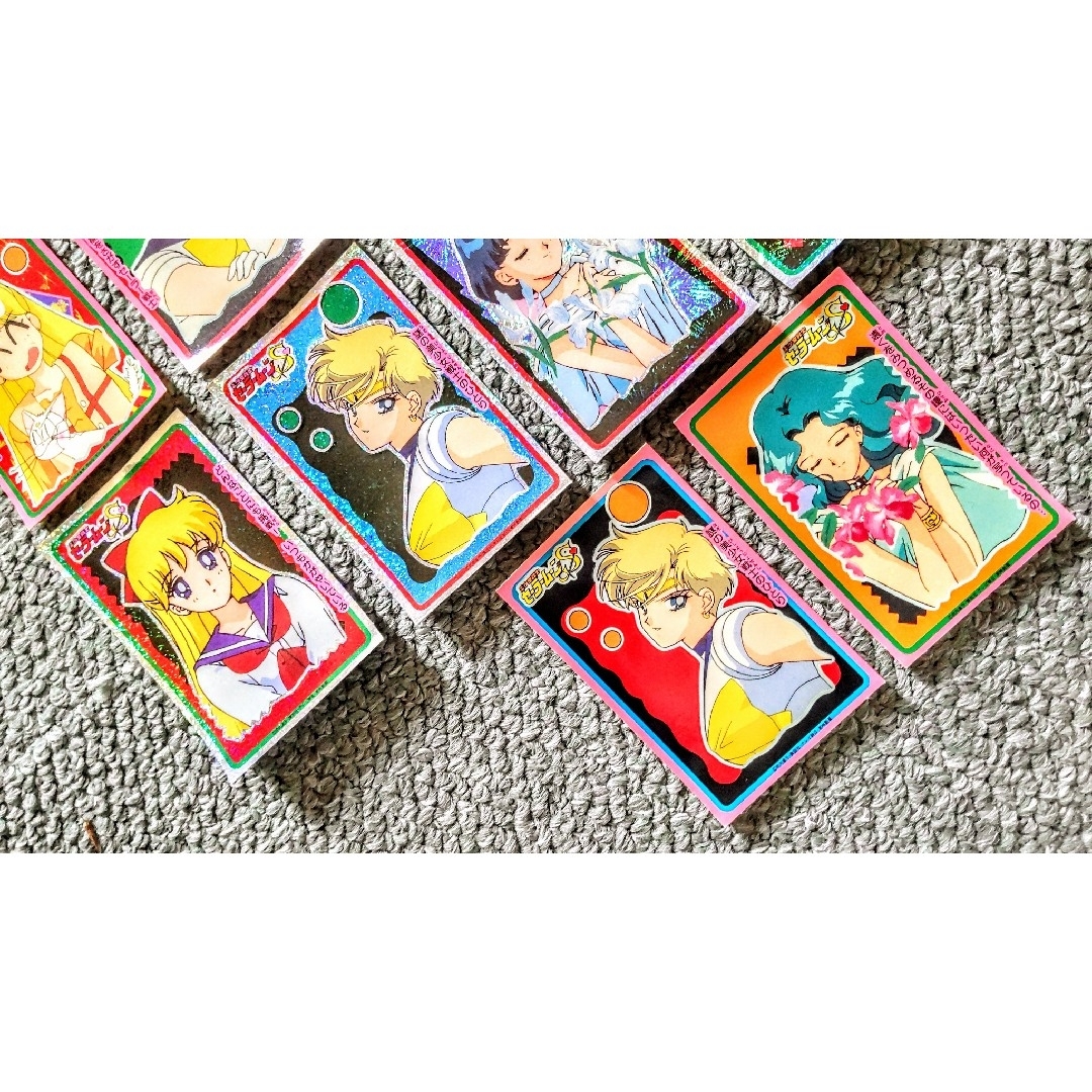 LUKEVI-SailorMoonCardセーラームーン トレーディングカードシール17枚