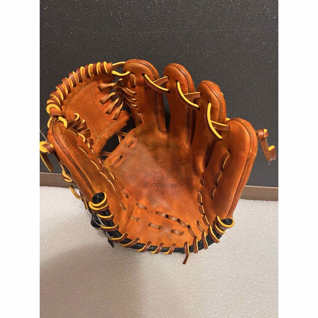 Mizuno Pro - ☆最高級☆ ミズノプロ 硬式 内野手 平裏.指袋.ムートン