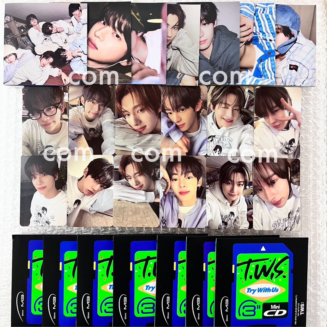 TWS TRY WITH US トレカ compact アルバム コンプリートの通販 by