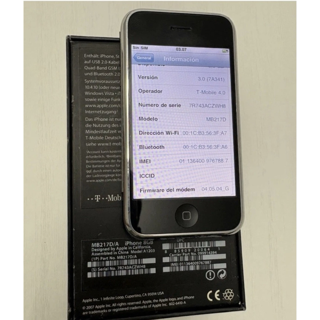 iPhone2g(初代) 日本未発売品 レア品の通販 by ひぐち｜ラクマ