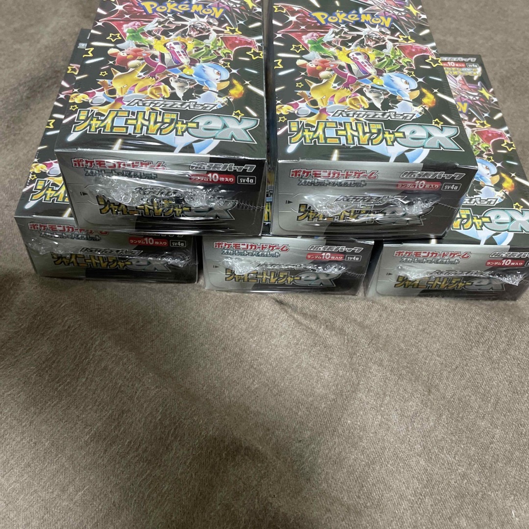ポケモン - ポケモンカード シャイニートレジャーex 未開封5BOXの通販