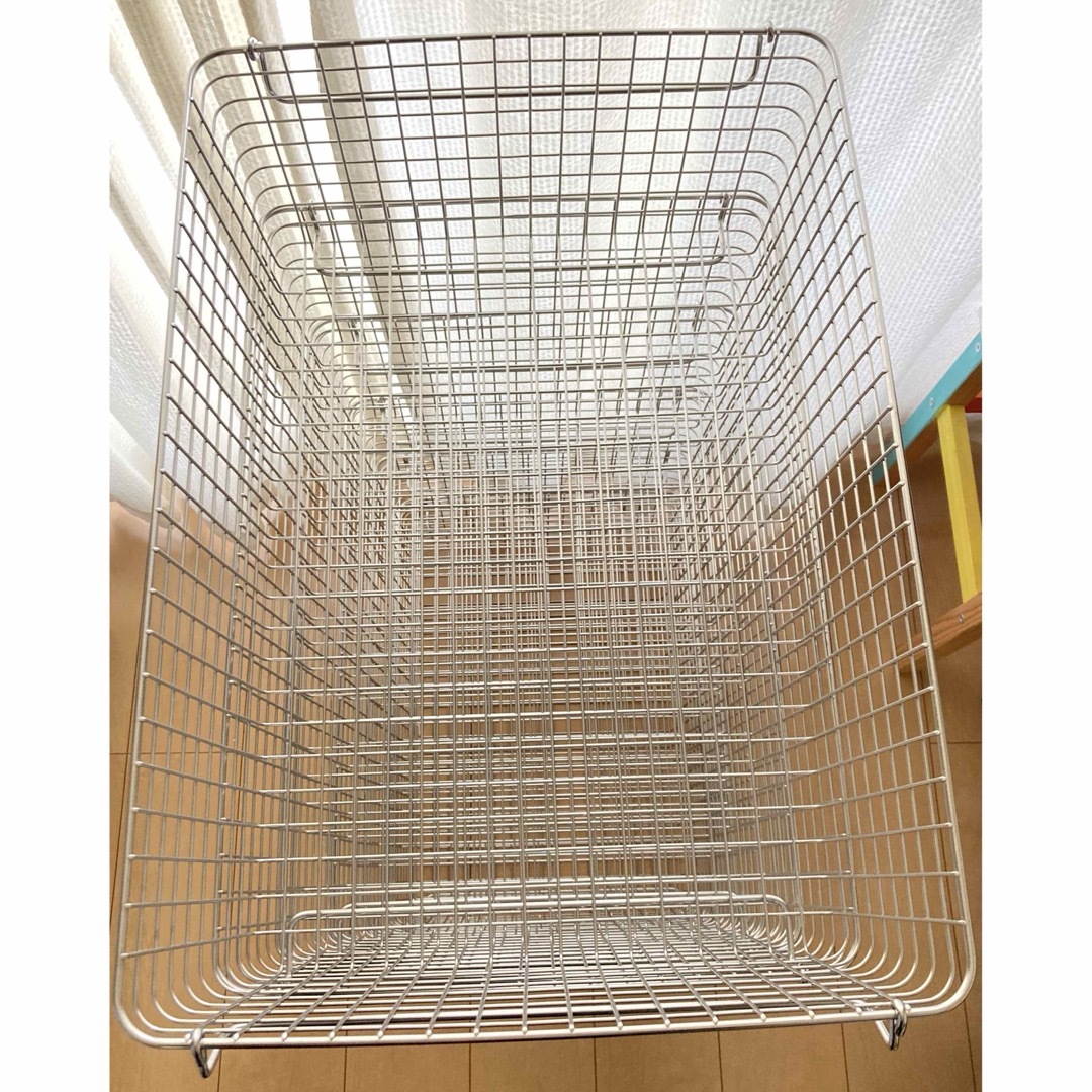 MUJI (無印良品) - 【美品】6個 無印ステンレスワイヤーバスケット6の