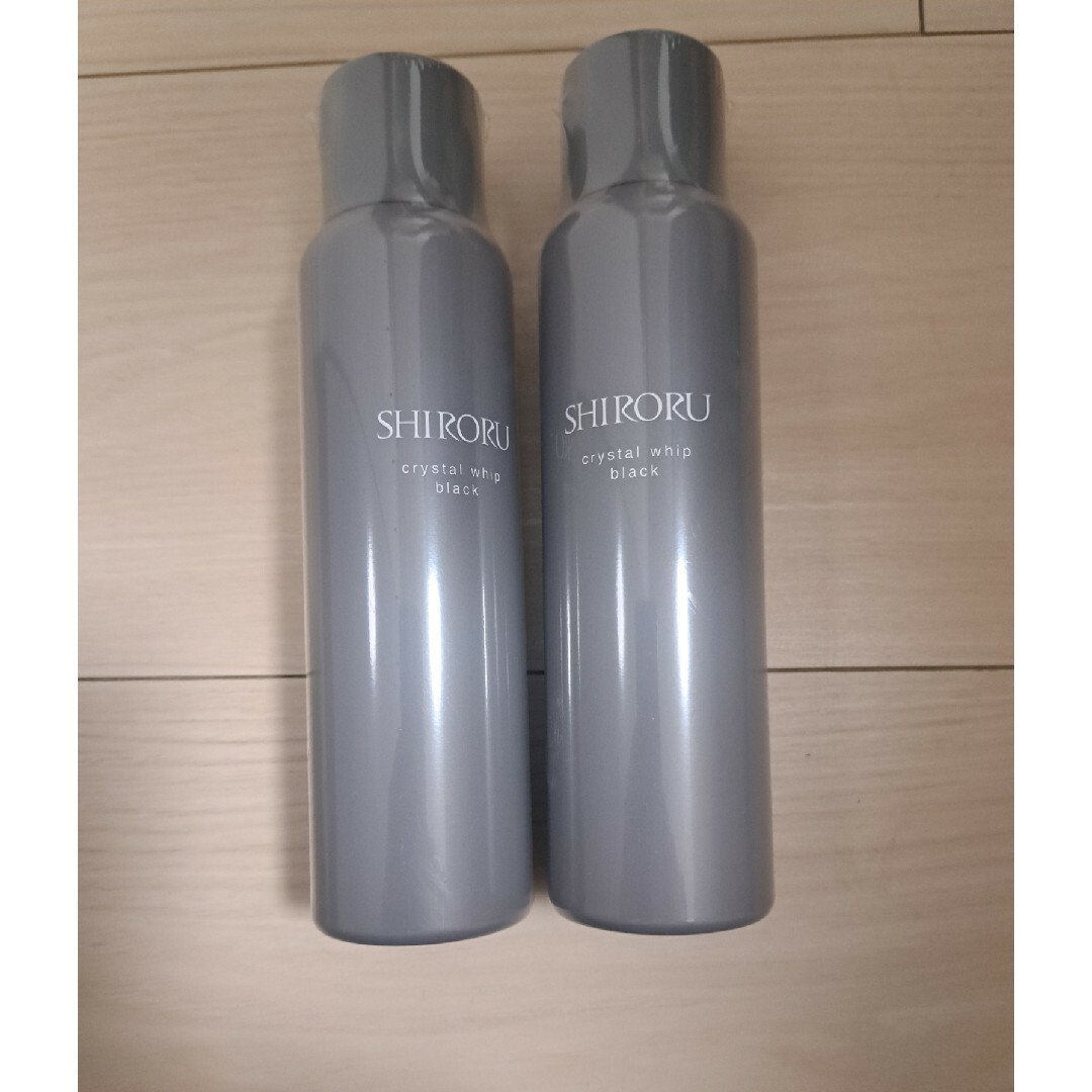 SHIRORU クリスタルホイップブラック 120g 2本セット シロルの通販 by