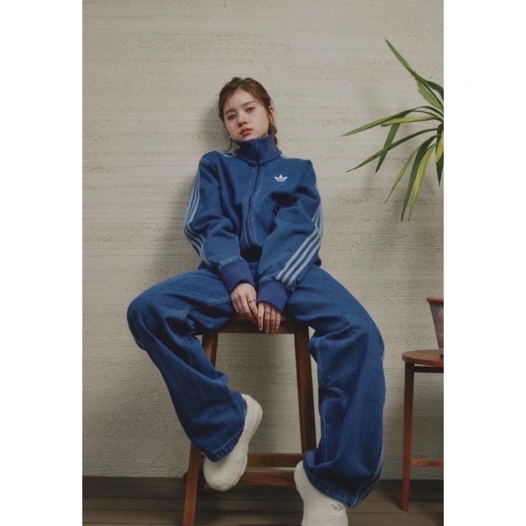 adidas - ☆adidasデニムセットアップFIREBIRD☆上XL 下32inch希少の