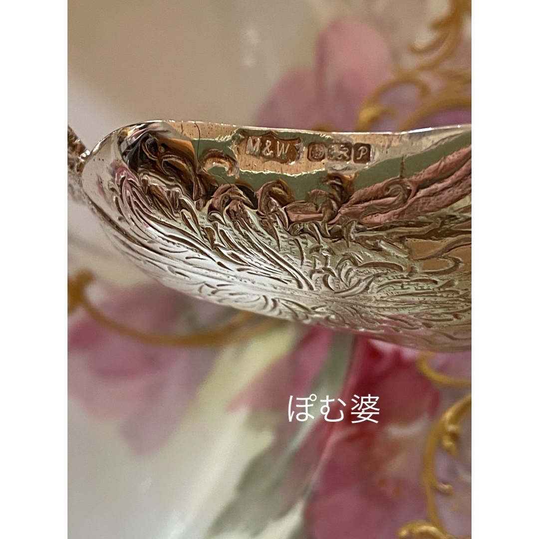 マッピン＆ウェッブ／ティーキャディースプーン】純銀 スターリング