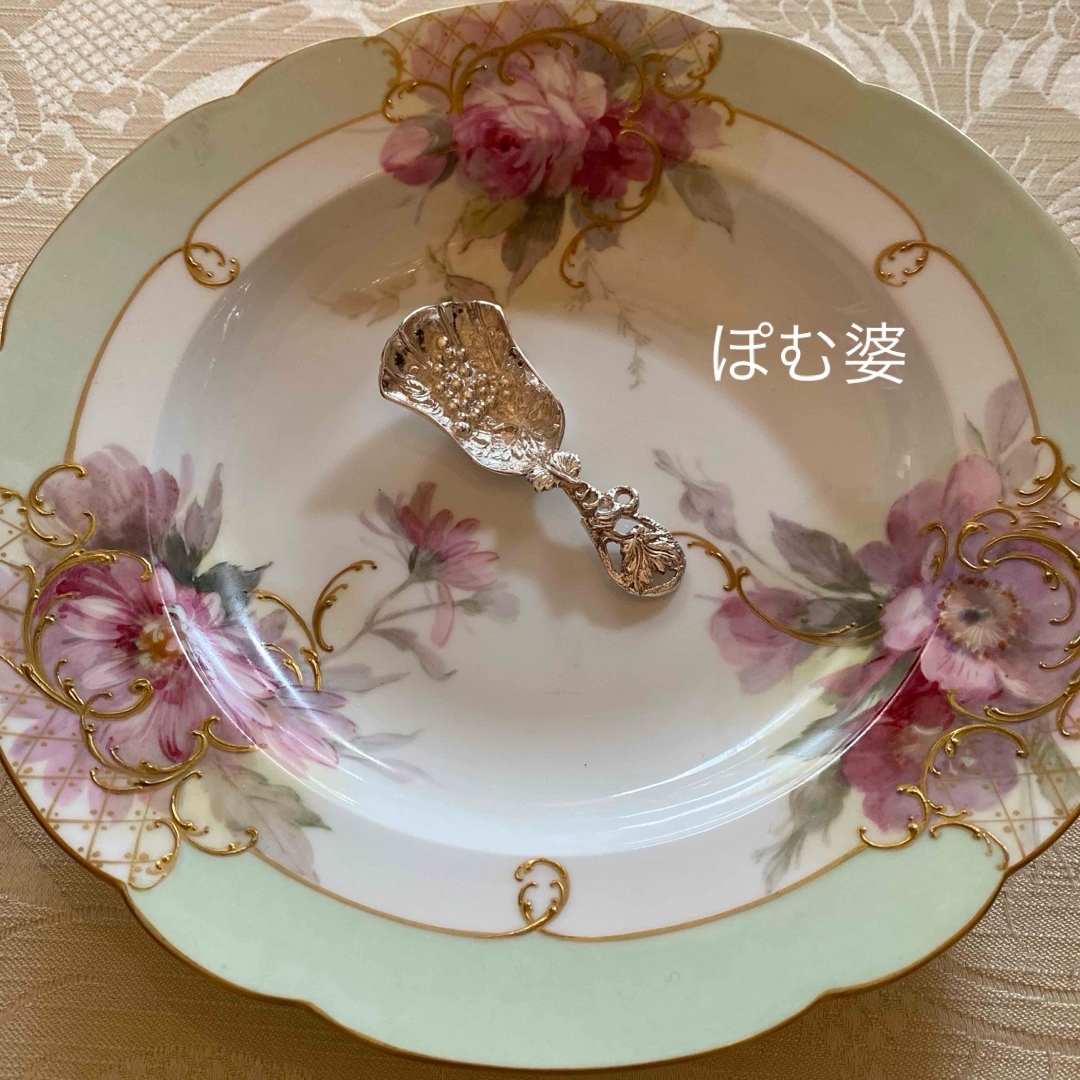 マッピン＆ウェッブ／ティーキャディースプーン】純銀 スターリング