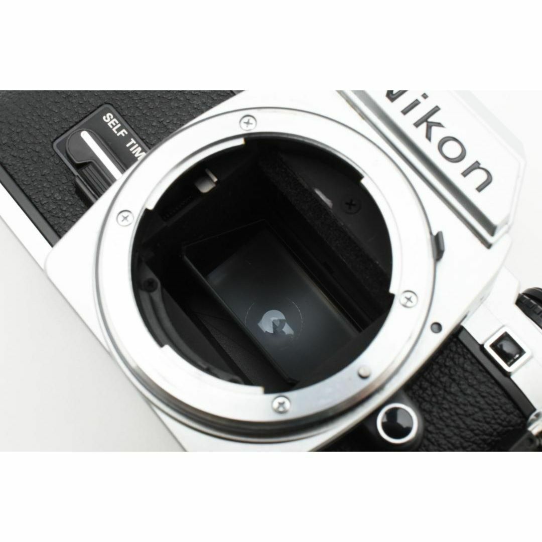 超美品 ニコン FG-20 シルバー フィルムカメラ モルト新品交換済 B337 超美
