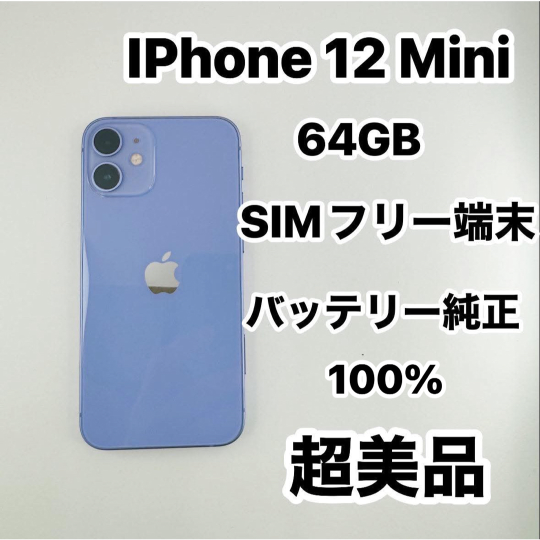 iphone 12 Apple｜iPhone 12 mini 64GB｜SIMフリー mini 64GB ブルー