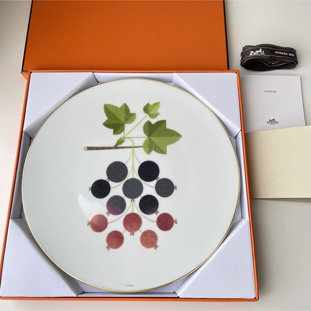 HERMES - 新品未使用 エルメス デザートプレート カオルミ カシスの