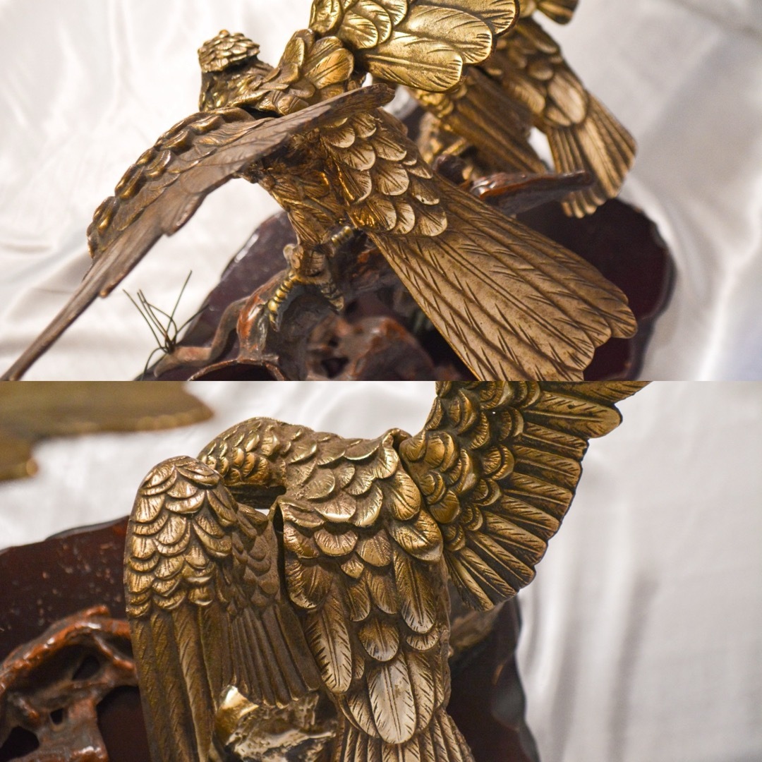 金属製・鷲・鷹・鳶・置物の通販 by TY's shop｜ラクマ