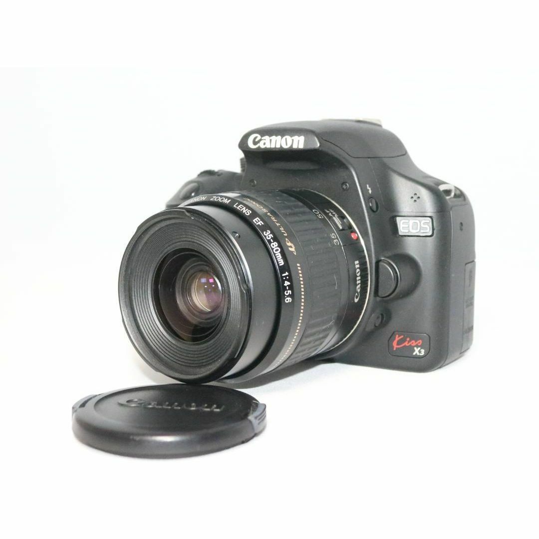 ⭐Kiss X3 初心者セット⭐Canon スマホ転送OK 入門 一眼レフ