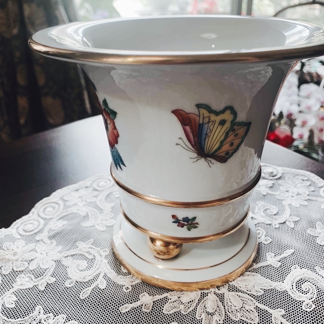 再お値下げ☆HEREND ヘレンド ヴィクトリア アンピールベース 三玉