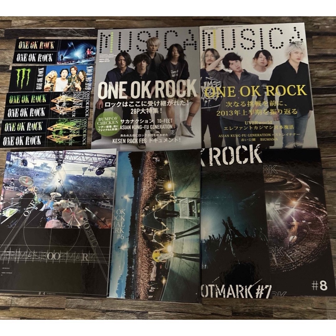 ONE OK ROCK - ONE OK ROCKプライマルフットマーク#4、#6~#8 &MUSICAの