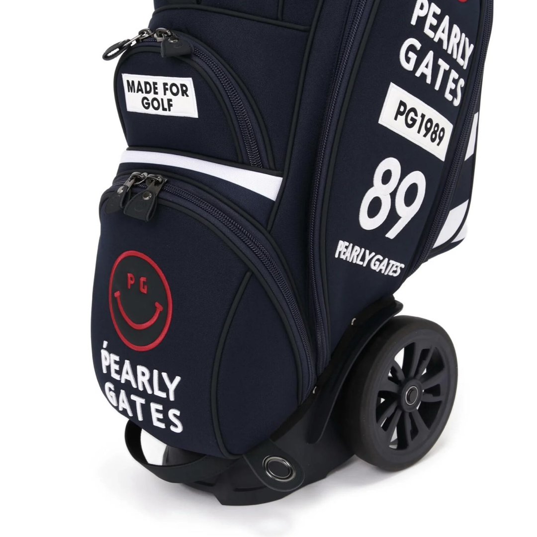 PEARLY GATES - パーリーゲイツ キャスター付きボーダー柄キャディ