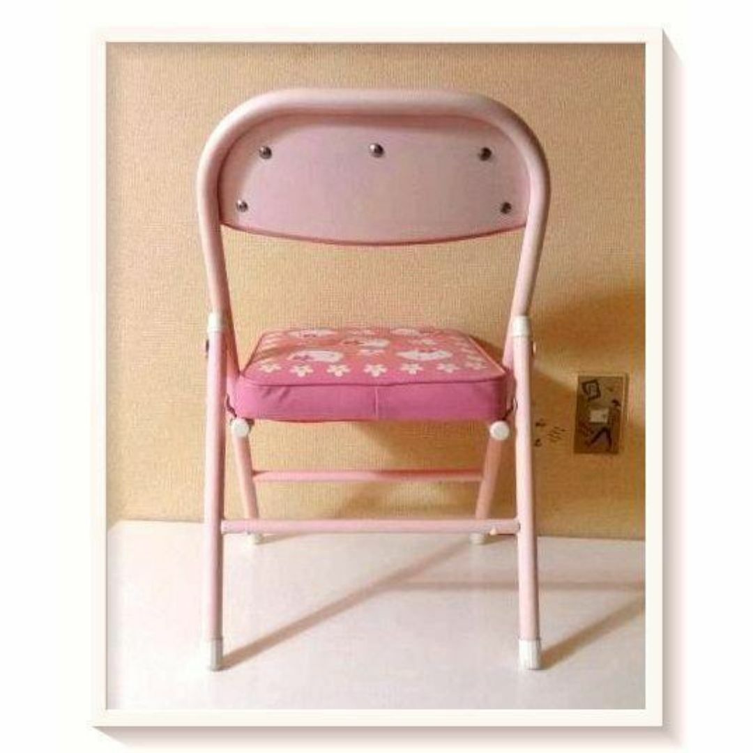 サンリオ - 希少 平成レトロ カオハナキティ 折りたたみ椅子 2002 当時