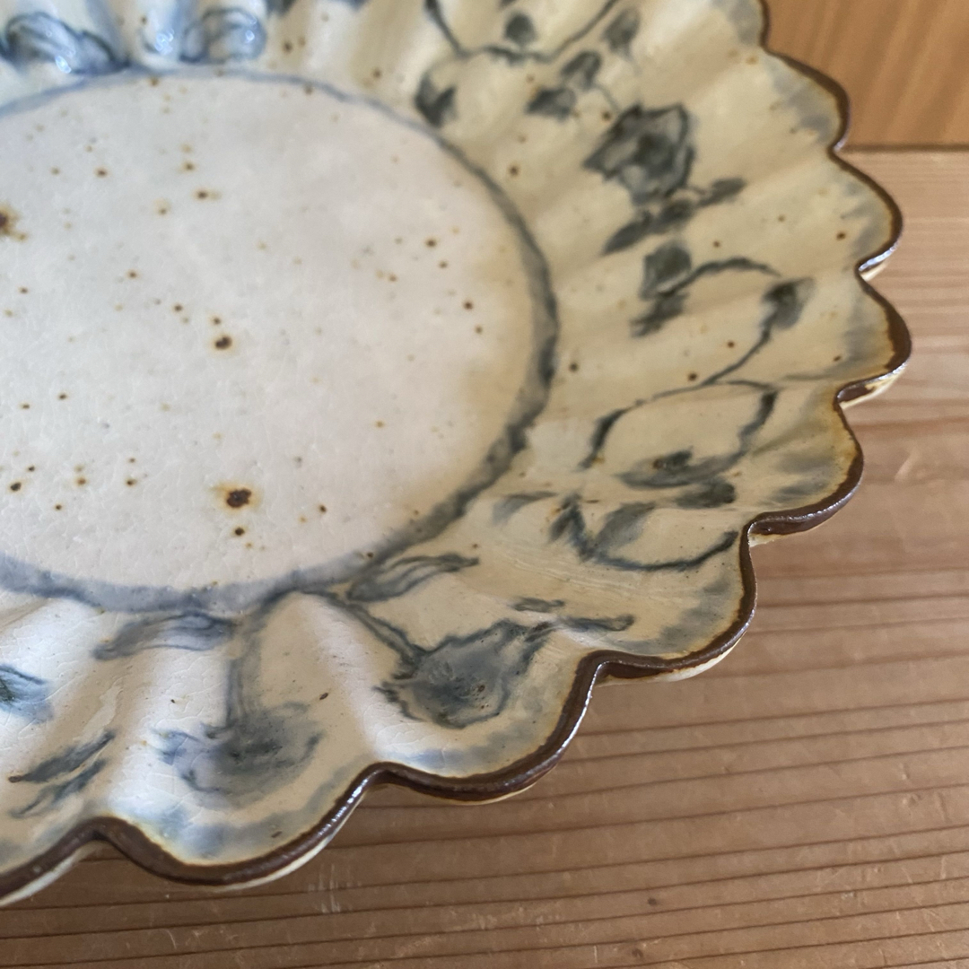 コウホ窯 市野吉記 安南手 輪花 大鉢の通販 by Yumi｜ラクマ