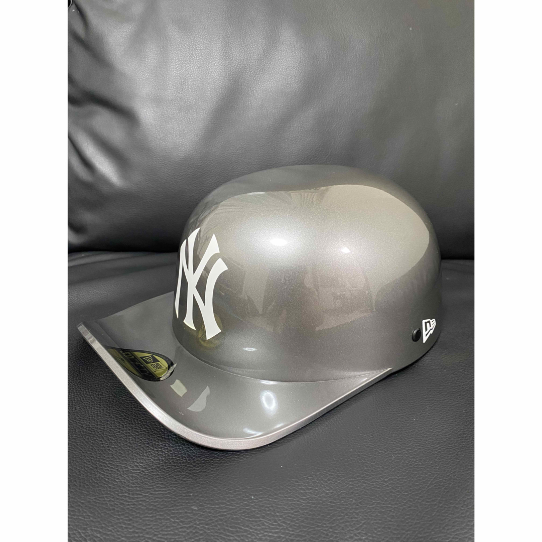 ニューエラ風 ヘルメット 半キャップ ベースボールキャップの通販 by