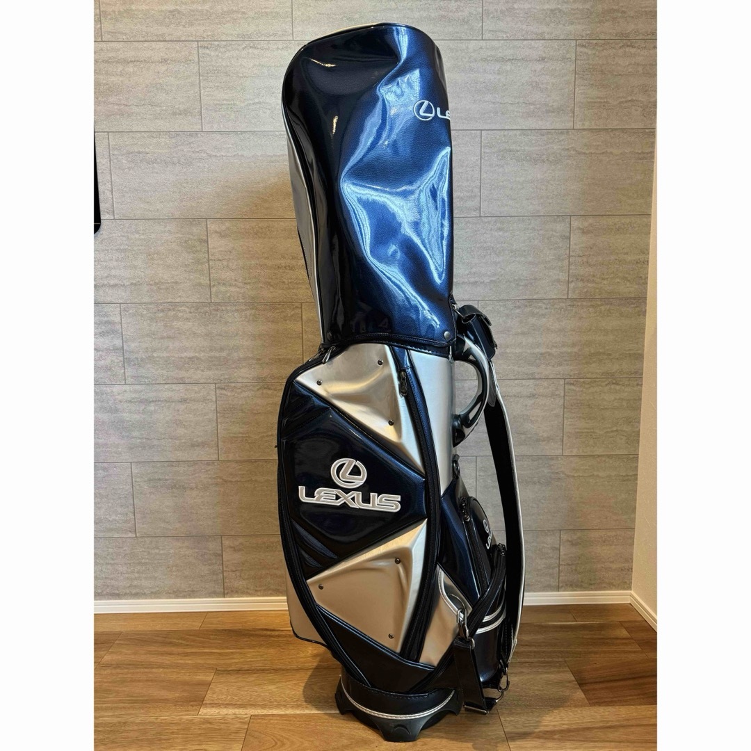 LEXUS - LEXUS ゴルフキャディバッグ ネイビー/シルバーの通販 by