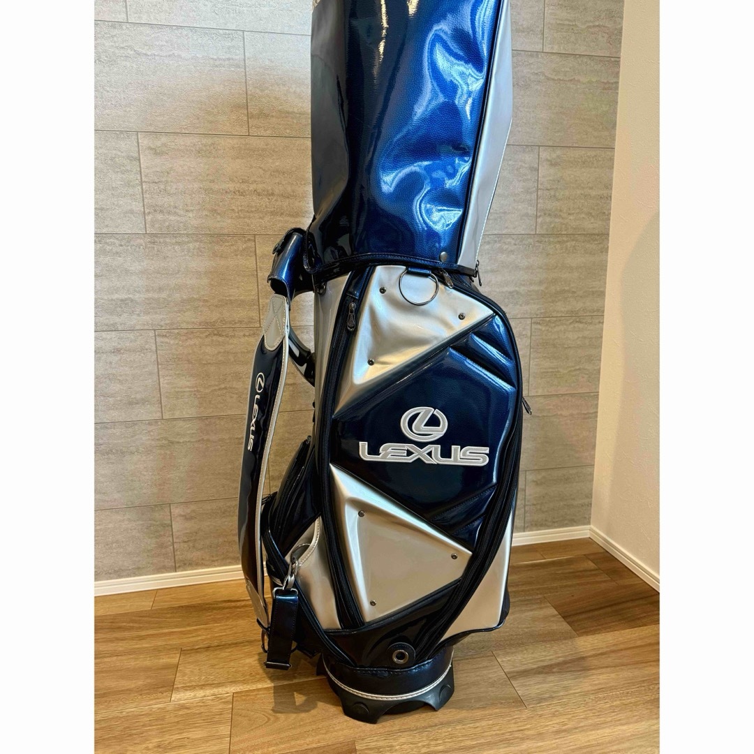 LEXUS - LEXUS ゴルフキャディバッグ ネイビー/シルバーの通販 by