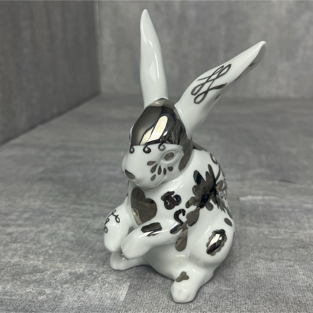 LLADRO - 廃盤 LLADRO リアドロ Re-Deco リ・デコ バニー 白うさぎ