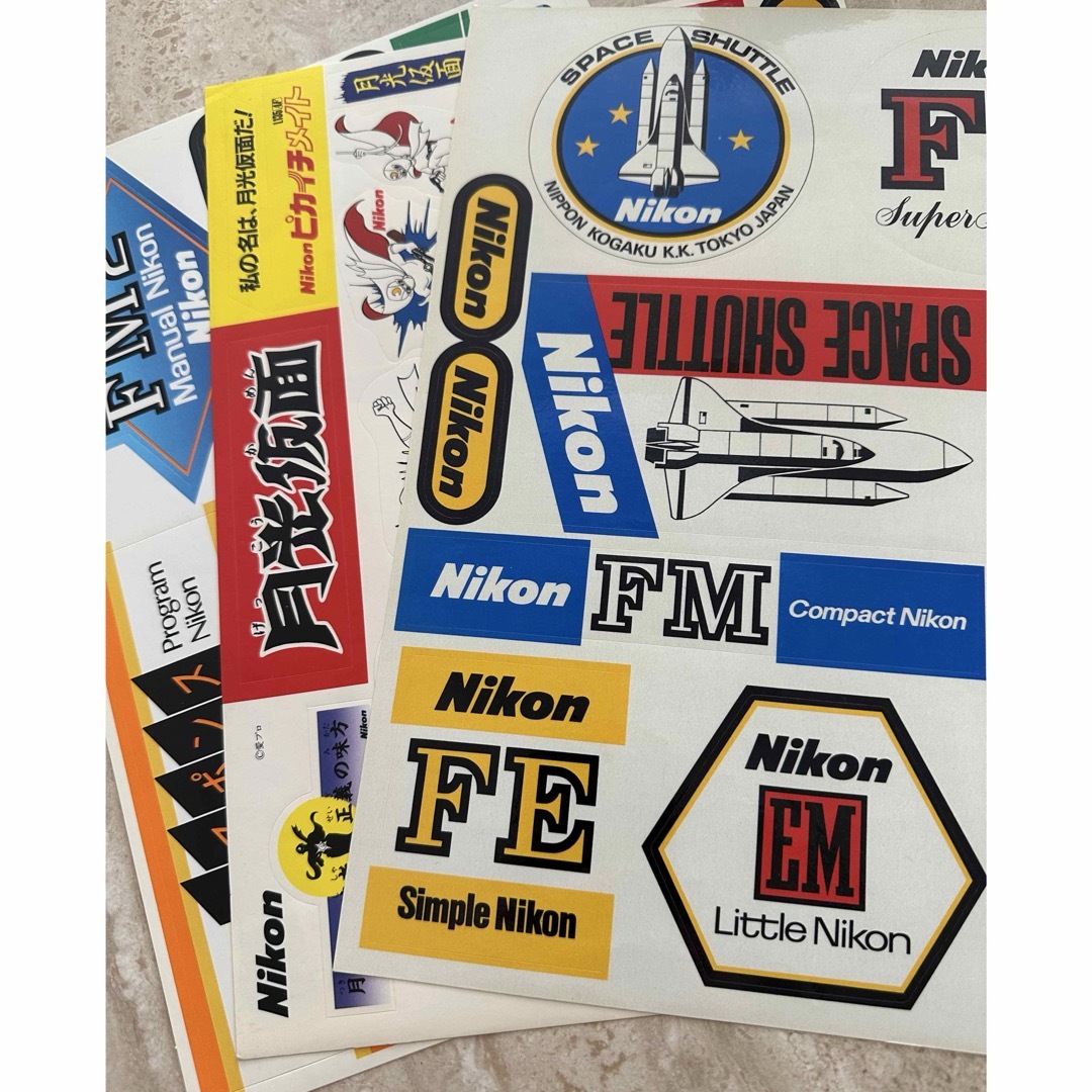 Nikon - Nikonステッカー 年代物3枚 レアの通販 by link's｜ニコンなら