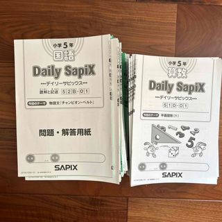 未記入 サピックス小5 算数国語の通販 by コロンs shop｜ラクマ