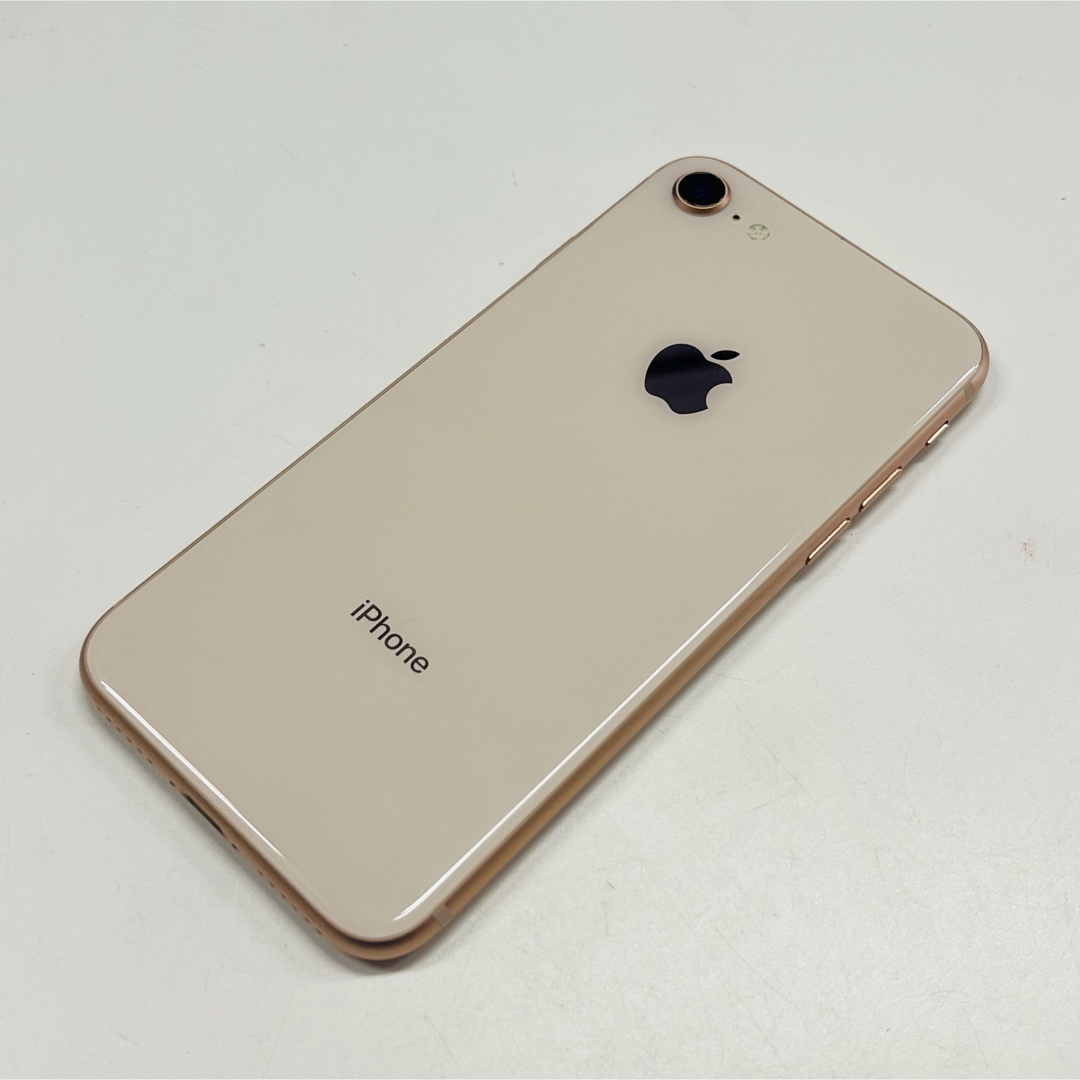 iPhone - 中古品 SIMフリー iPhone8 本体 64GB ゴールド シムフリーの