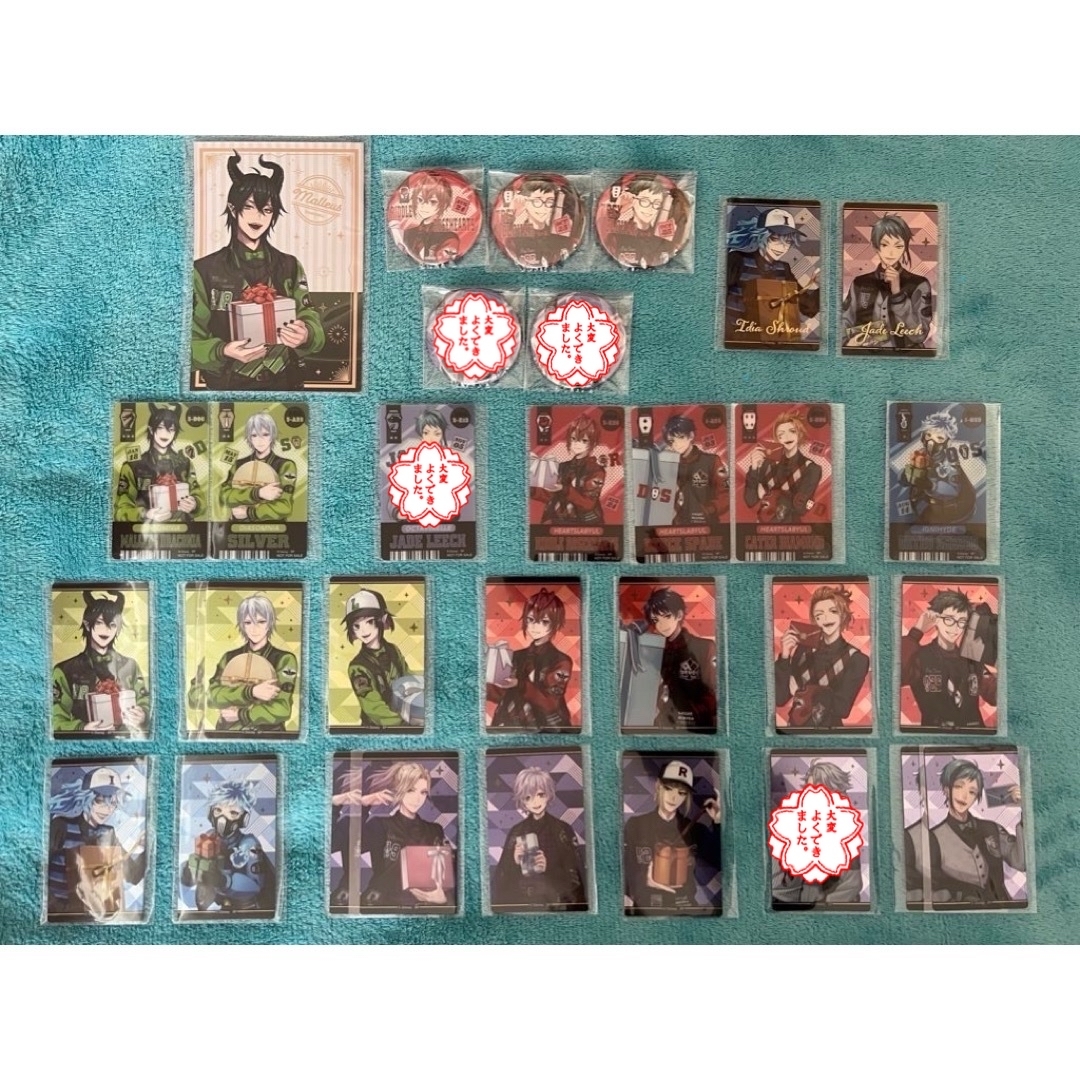 バラ売り可！ツイステ5周年特典・メタルカード・缶バッジ・ステッカー