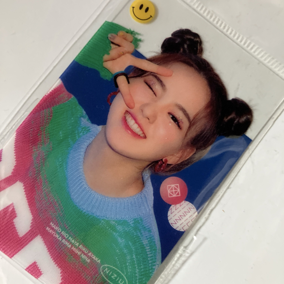 NiziU - 新品未使用2枚セット NiziU リオ クリアカード トレカ 8.5×5.5