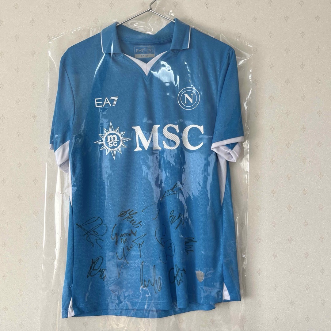 EMPORIO ARMANI EA7 - SSCナポリ24/25 ユニフォーム サイン入り Sの