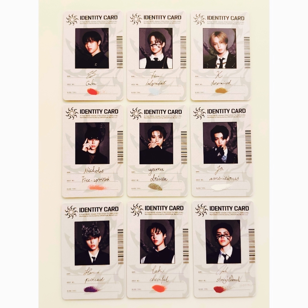 &TEAM - &TEAM Go in Blind (月狼) IDENTITY CARD コンプの通販 by maa