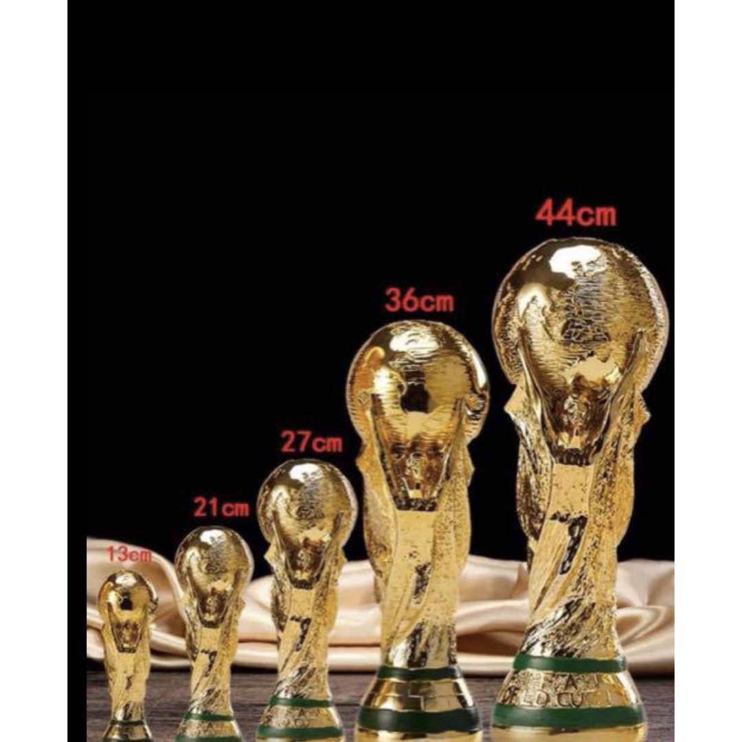 新品) FIFA ワールドカップ W杯 トロフィー 優勝カップレプリカ 原寸大