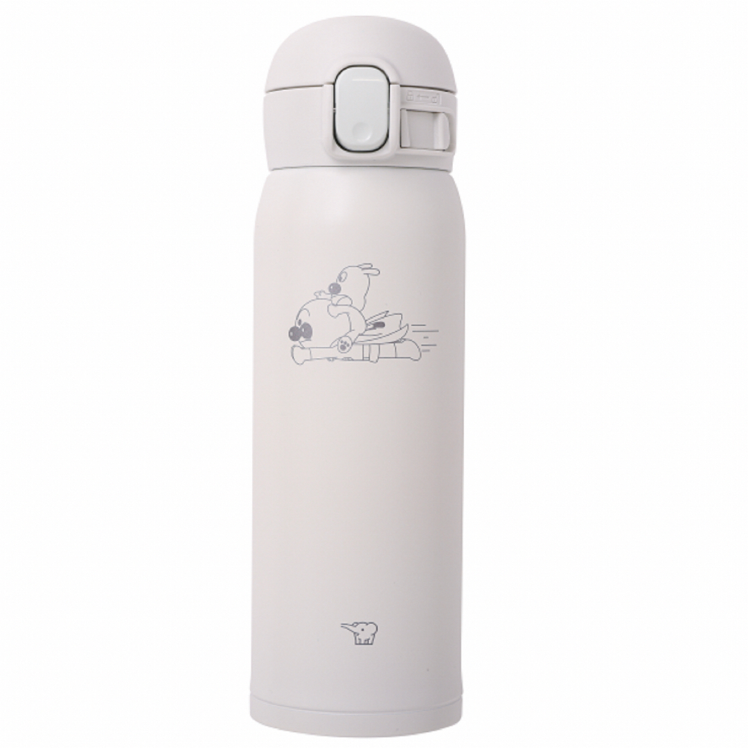 新品未使用】アンパンマン ホワイト 水筒 ステンレスマグ 保温 保冷