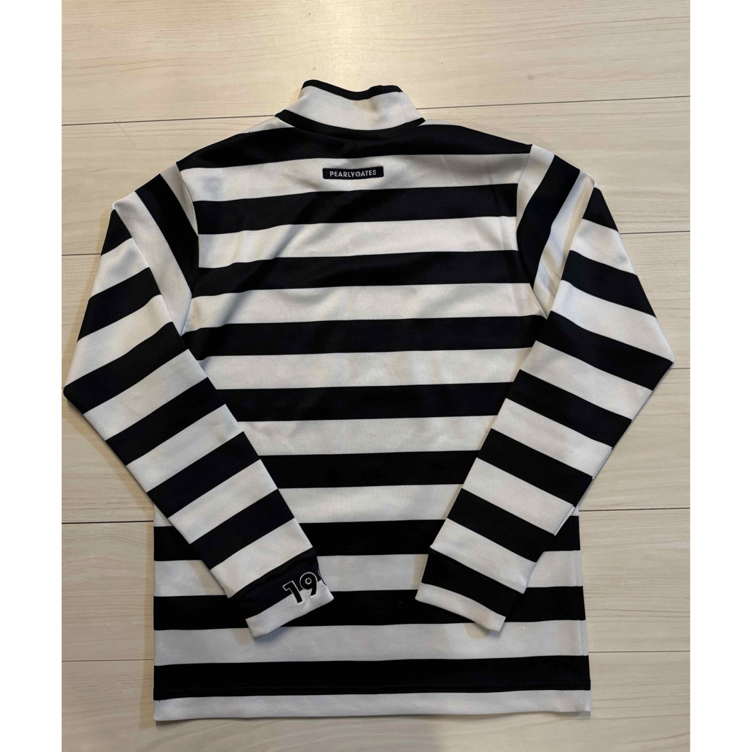 PEARLY GATES - PEARLY GATES ストライプハイネックシャツの通販 by
