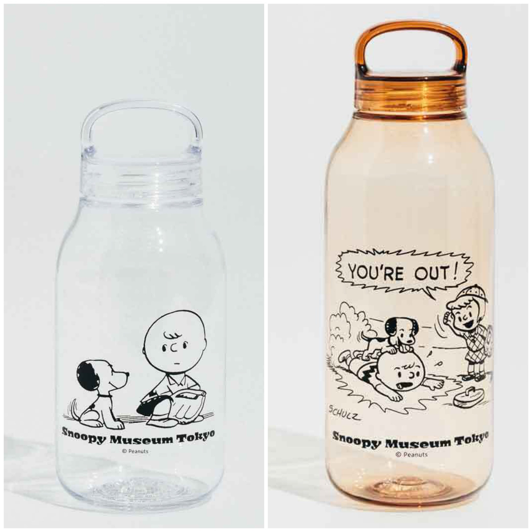 SNOOPY - スヌーピーミュージアム KINTO ウォーターボトル 500 300