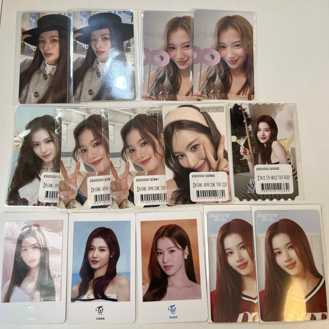 TWICE サナ トレカ セット 🅰️の通販 by m's shop｜ラクマ
