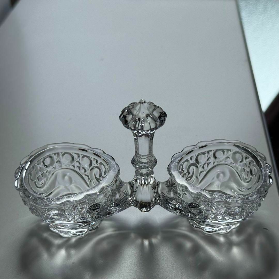 美しい輝きオールドバカラ Baccaratディアマン ピエーリー☆塩入れ☆ステキ