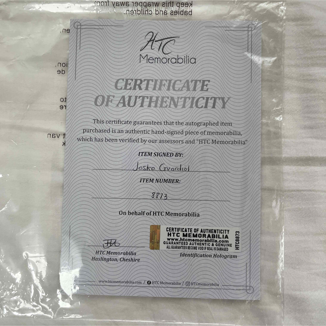 PUMA - マンチェスターシティ 23/24 アウェイ グヴァルディオル サイン