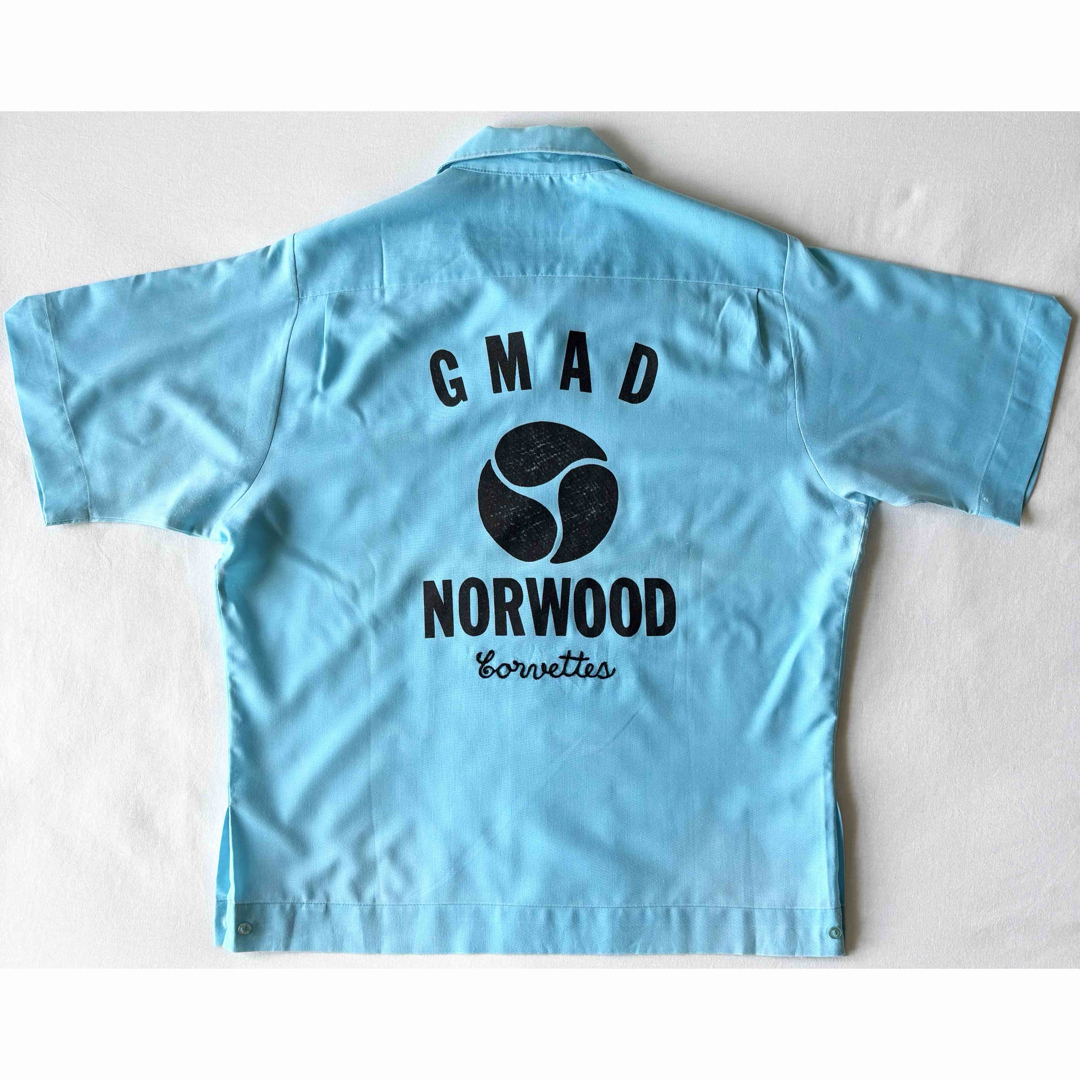 VINTAGE - 70's USA製 キングルイ King Louie ボーリングシャツ 刺繍の