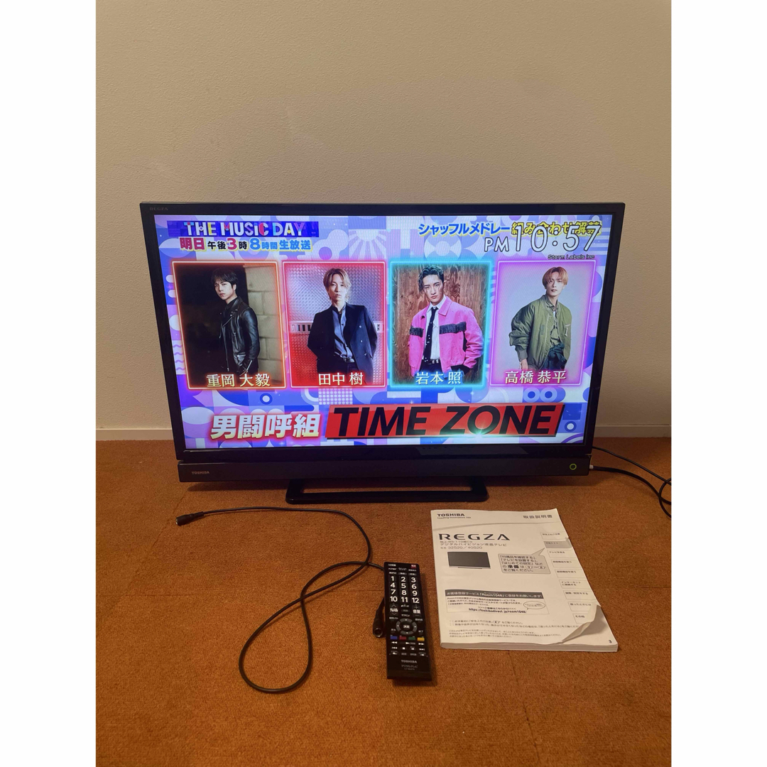 REGZA - TOSHIBA REGZAハイビジョン液晶テレビ 32V型の通販 by メロン